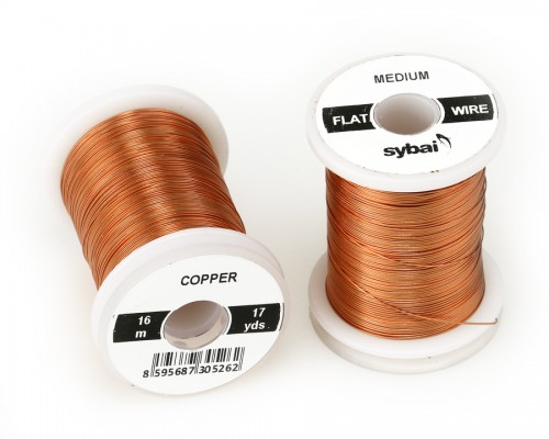 Flat Colour Wire, Medium, Copper